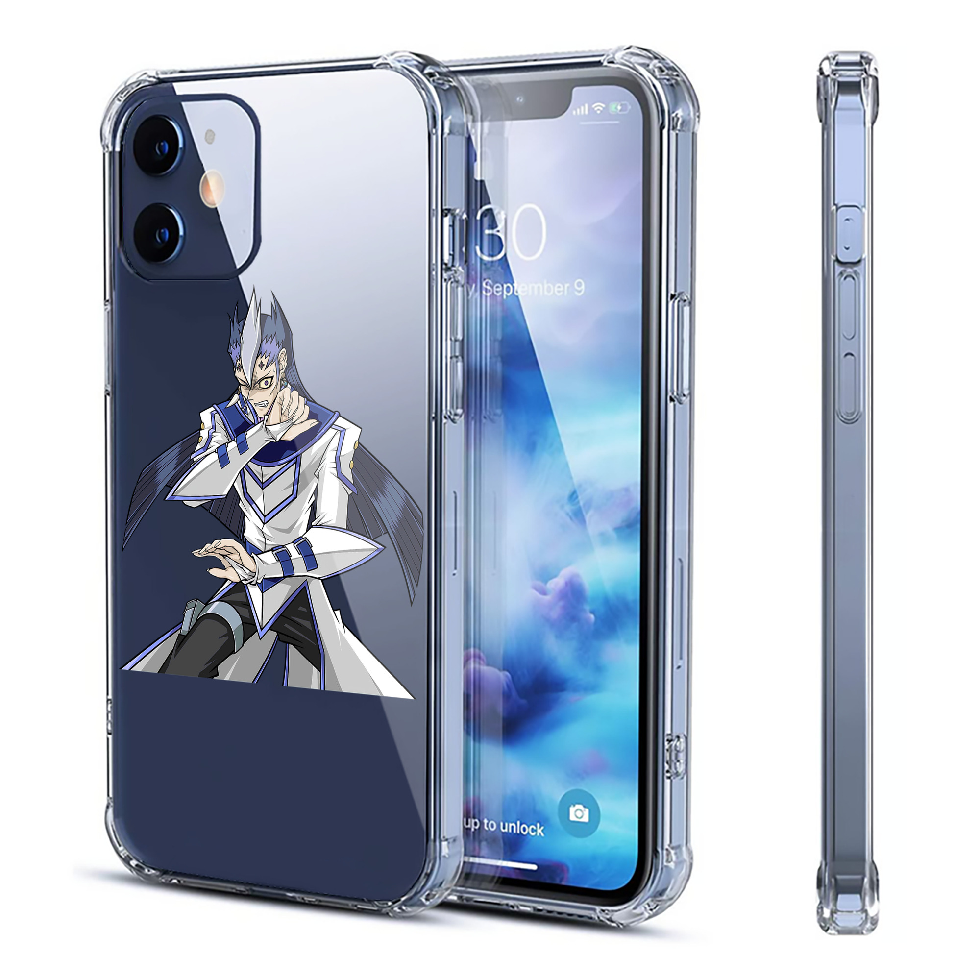 （画像用） 遊☆戯☆王 Yu-Gi-Oh! 【iPhone 12シリーズ対応】透明スマホケース（クリアソフトケース）